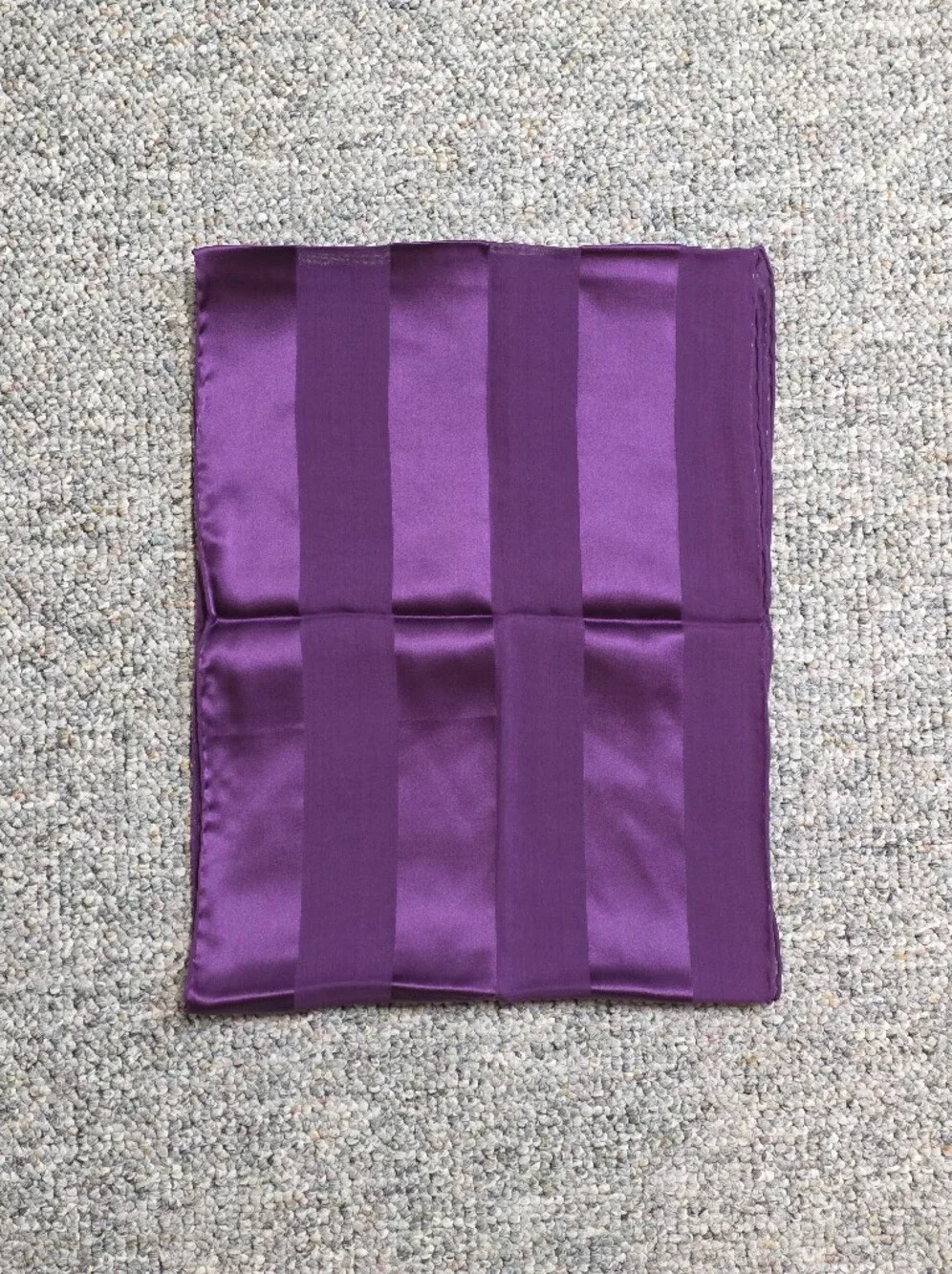 Anthropologie Royal Purple Oblong Silk Scarf